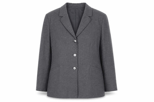 Eastex Grey Wool Blend Women's Blazer UK Size 20 Classic Style