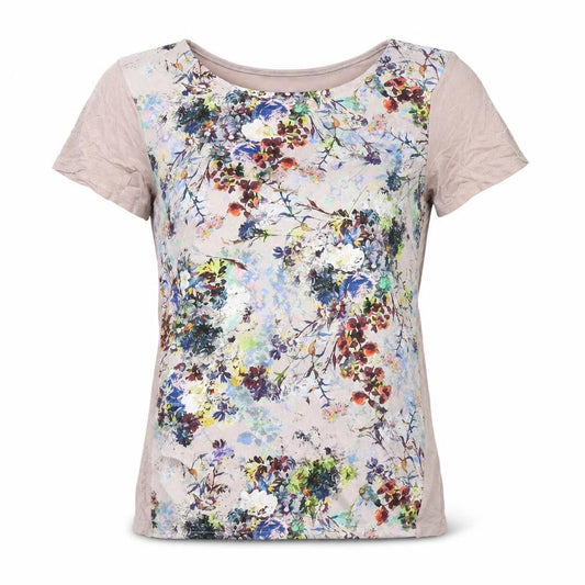Warehouse Women’s Multicoloured Floral T-Shirt, Size 8