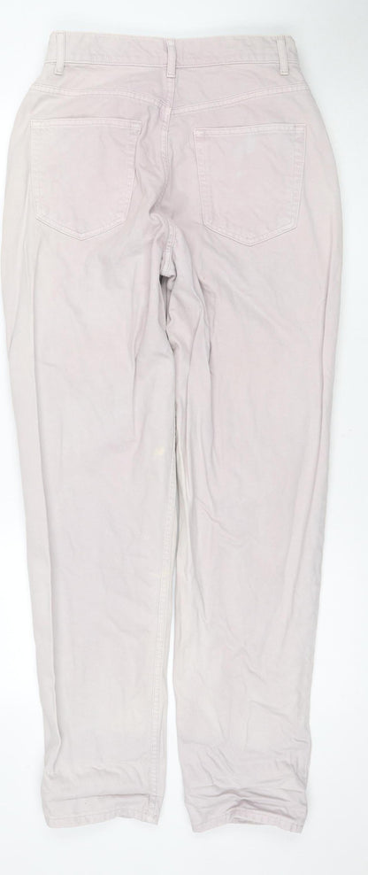 Back view of ASOS DESIGN Men's Beige Jeans, size 30, Button Pockets
