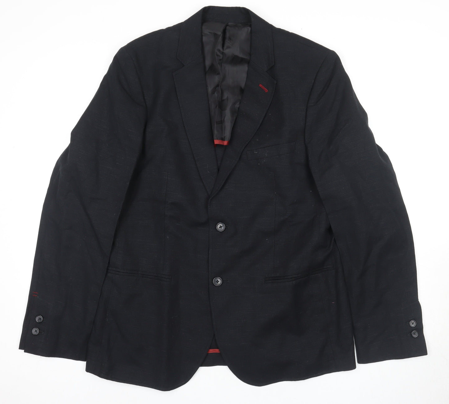 Ascot Men's Black Suit Jacket - Size 40, Formal