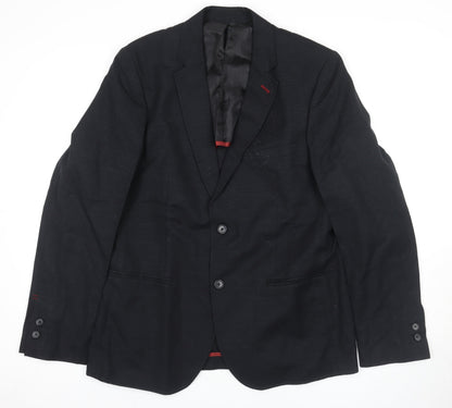 Ascot Men's Black Suit Jacket - Size 40, Formal