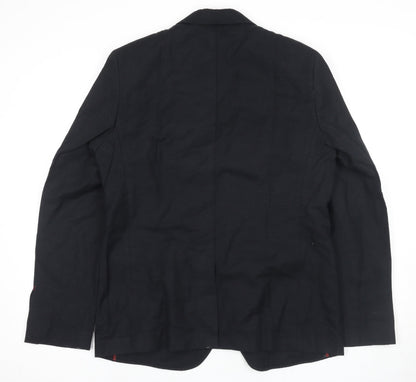 Ascot Men's Black Suit Jacket - Size 40, Formal