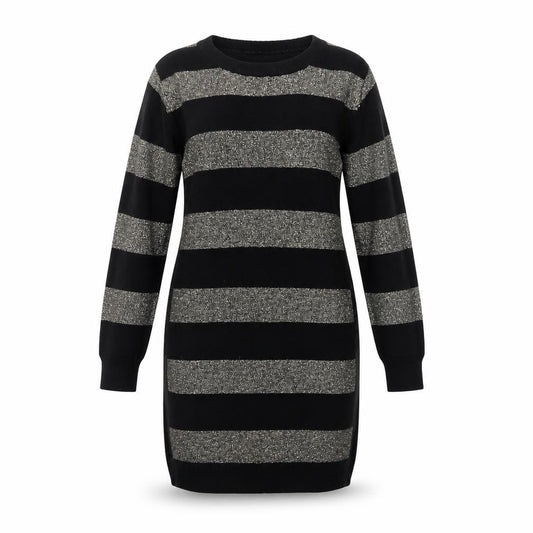 Capsule Women's Black Striped Jumper Dress Size 12