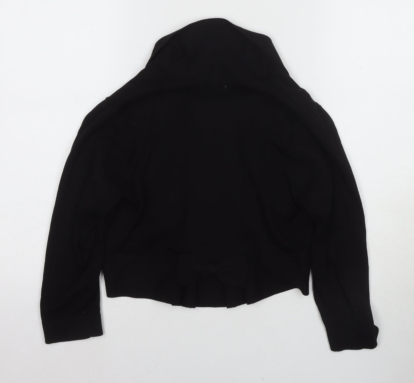 Noosnow Women's Black Cardigan M 100% Cotton Long Sleeve