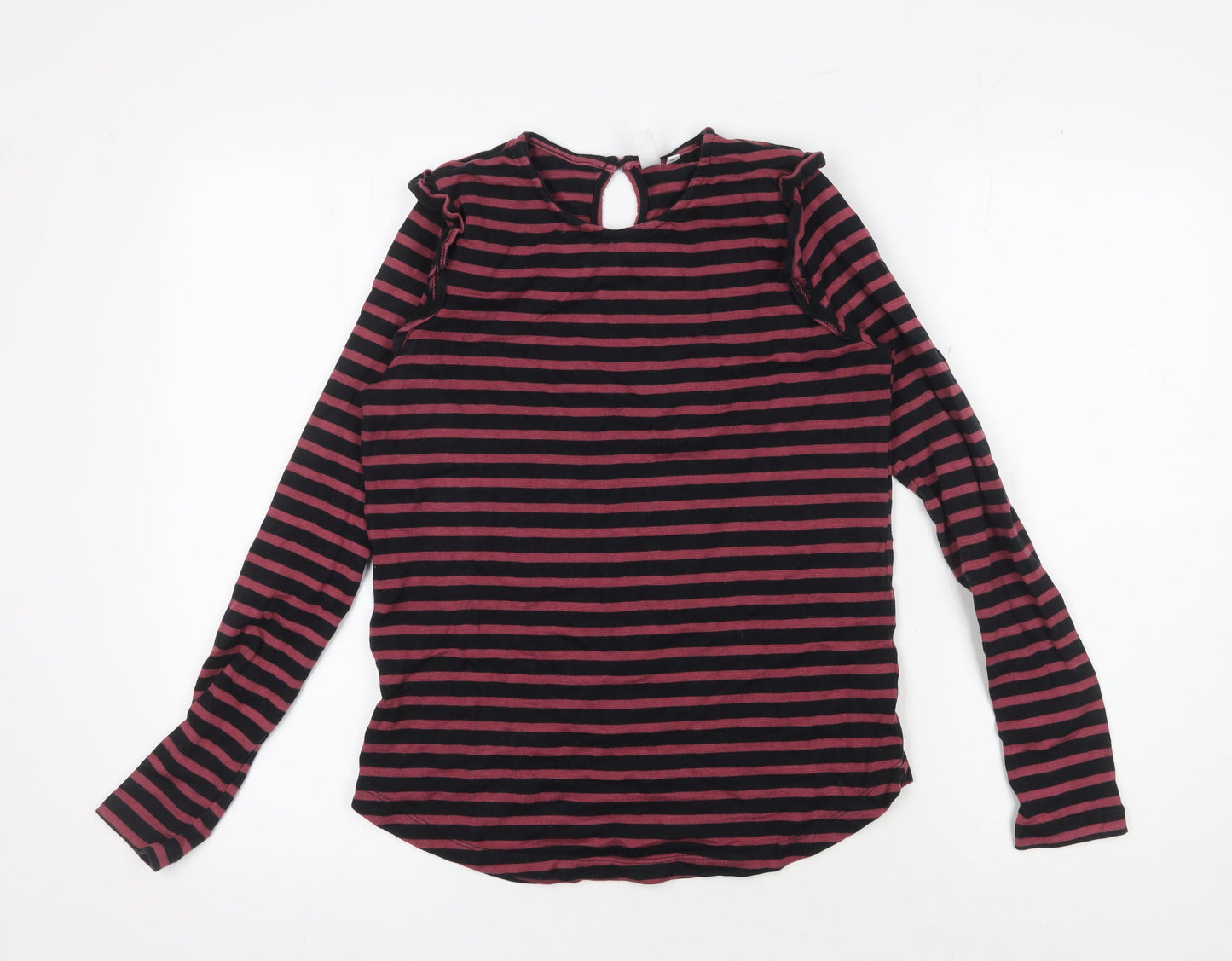 AND/OR Women's Striped Long Sleeve Top Size 6