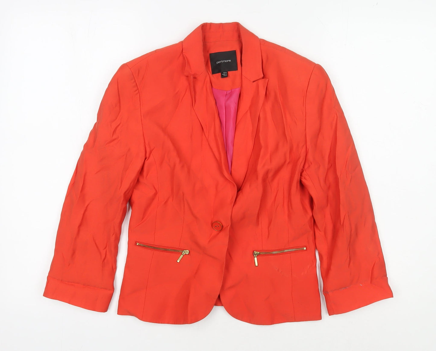 Portmans Women's Red Blazer Size 6