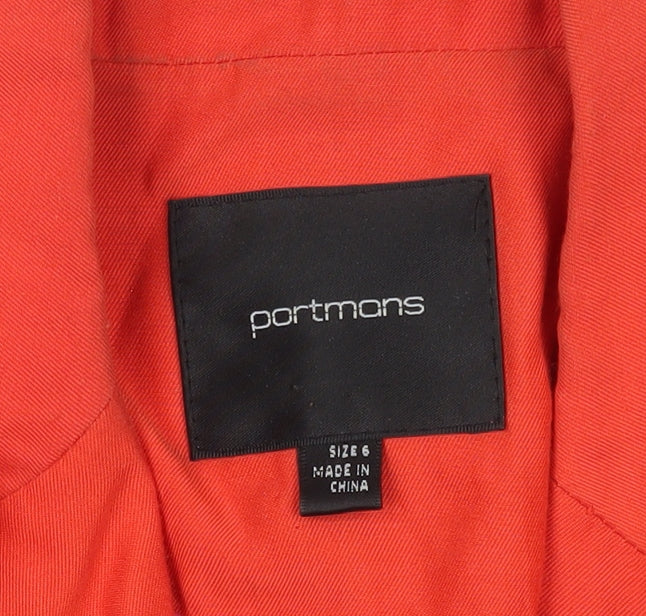 Portmans Women's Red Blazer Size 6