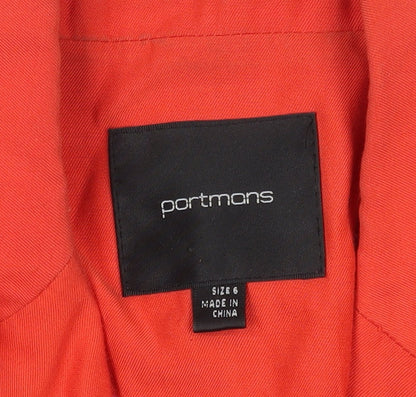Portmans Women's Red Blazer Size 6