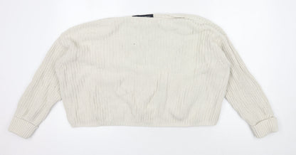 Additional front view of French Connection Women's Ivory XS jumper