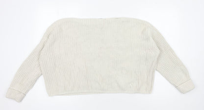 Back view of French Connection Women's Ivory XS jumper