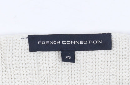 Brand and care label for French Connection Women's Ivory XS jumper