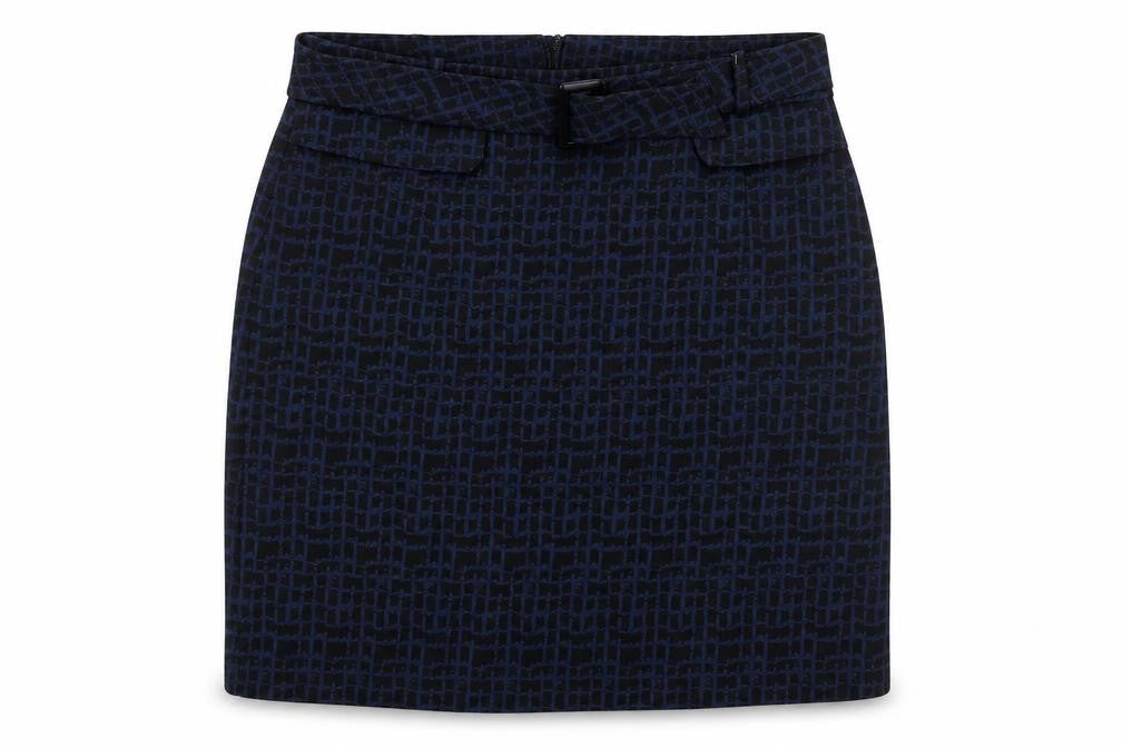 Phase Eight Women's Black Geometric Pencil Skirt