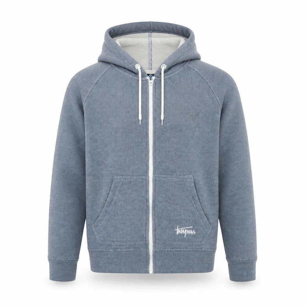Trespass Unisex Blue Full Zip Hoodie M