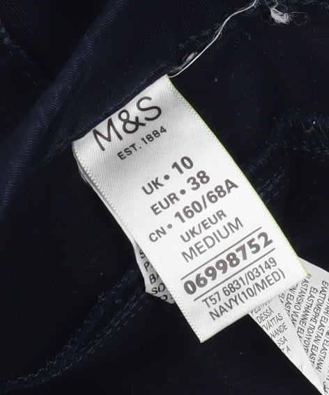 Marks and Spencer Women's Blue Jegging Trousers Size 10