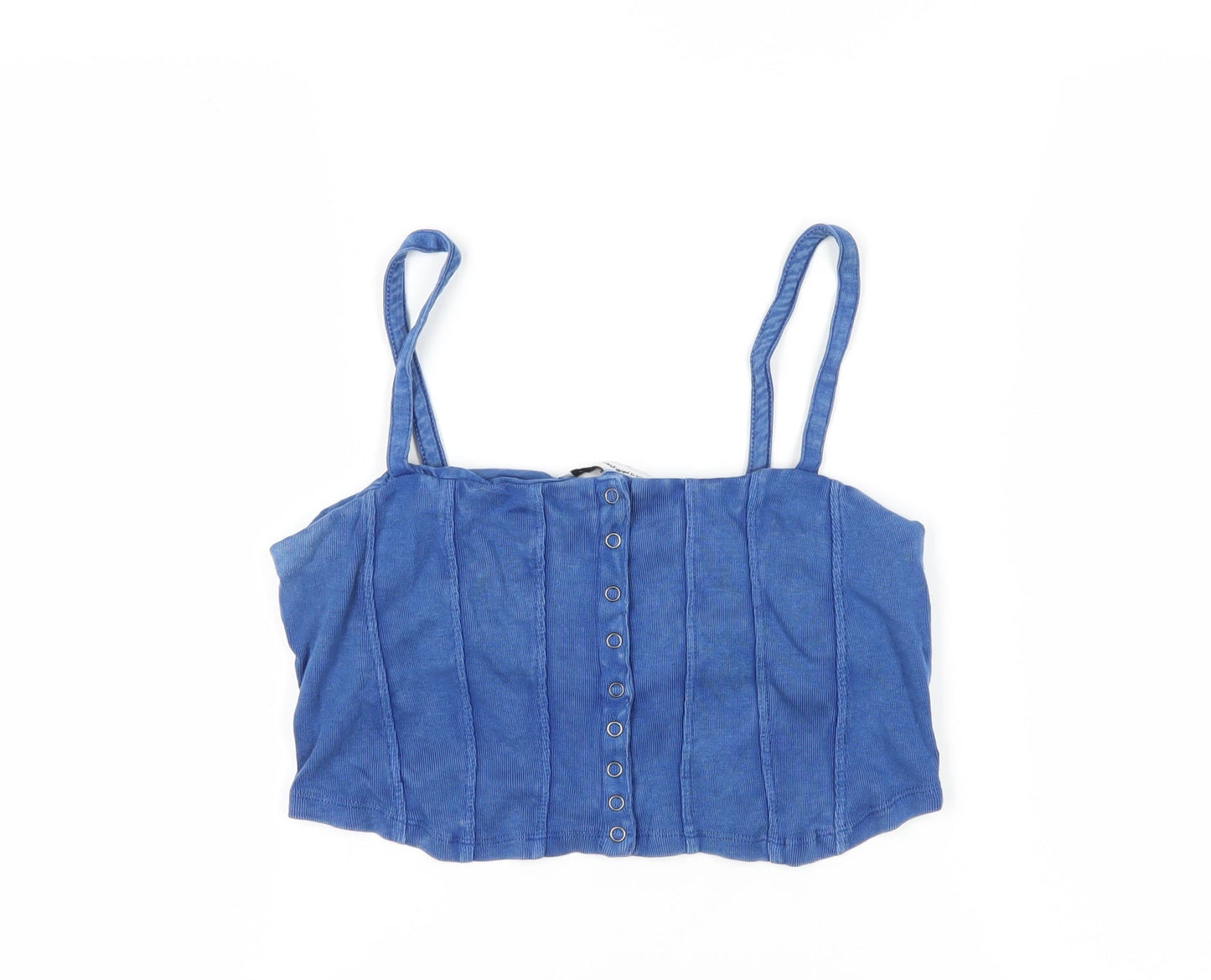 Urban Outfitters Women's Blue Cropped Camisole L