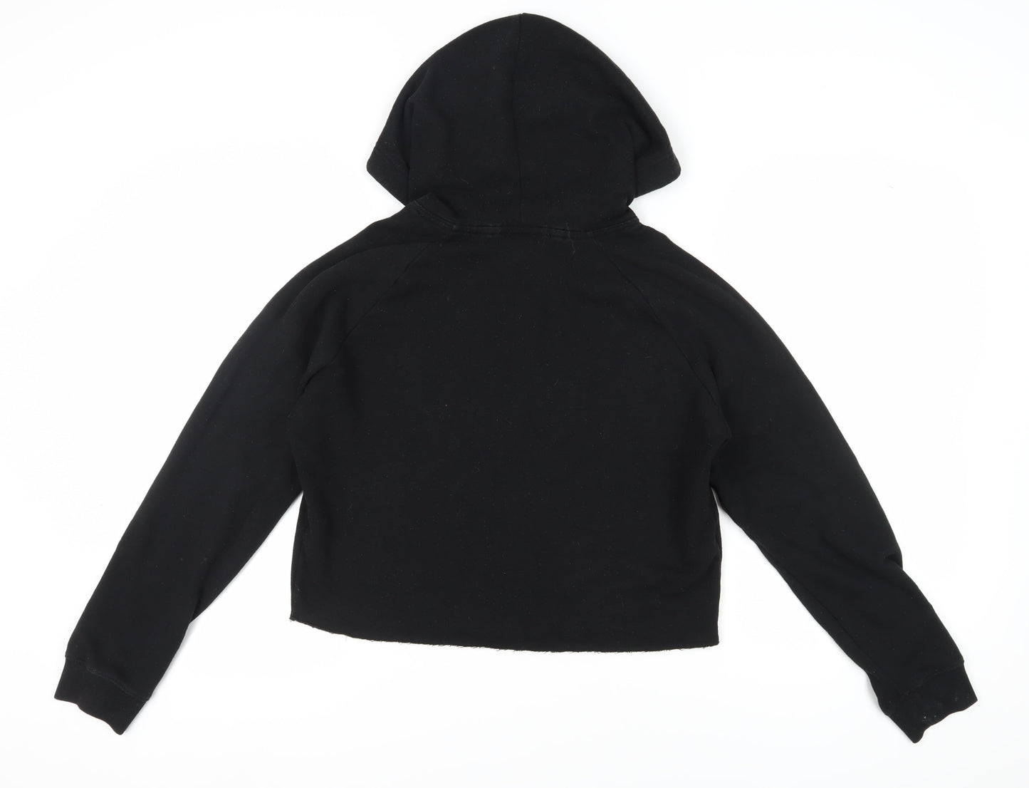 PINK Women's Black Pullover Hoodie M