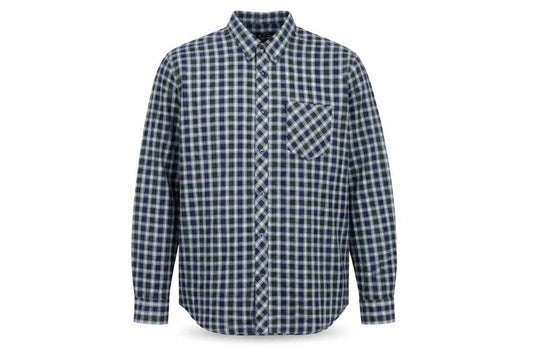 Ben Sherman Men's Blue Check Shirt XL Casual Style