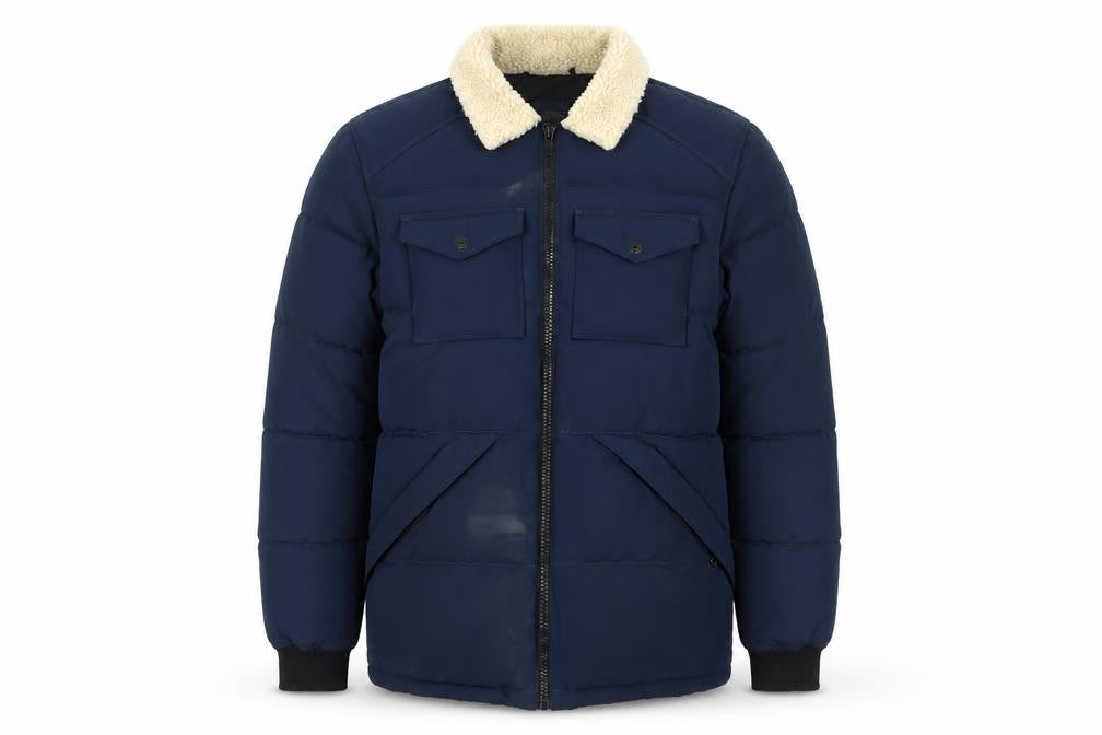 Marks & Spencer Men's Blue Puffer Jacket M
