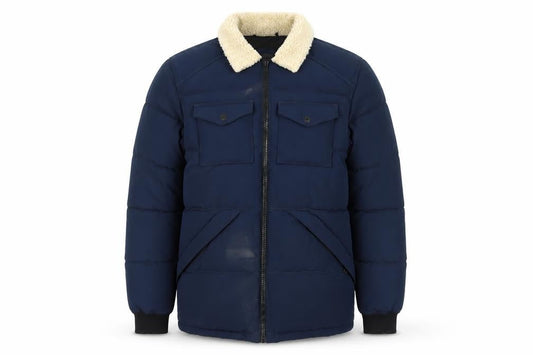 Marks & Spencer Men's Blue Puffer Jacket M