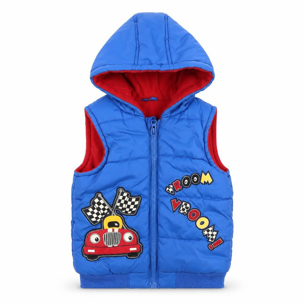 Dunnes Stores Kids Blue Puffer Jacket 12-18 Months Hooded