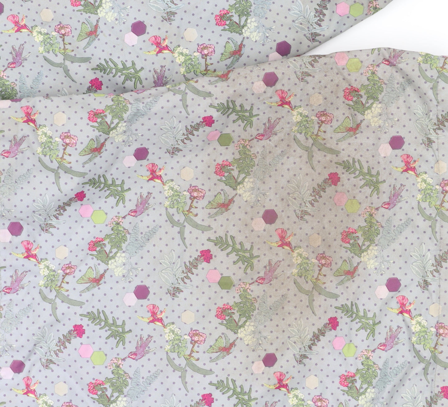 Trespass Women's Grey Floral Rain Coat Size M