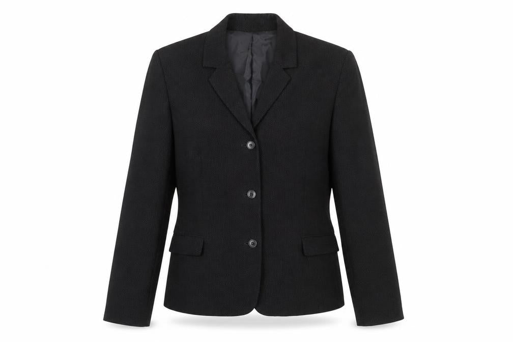 Next Women's Black Blazer, Size 12, Notch Lapel, Lined
