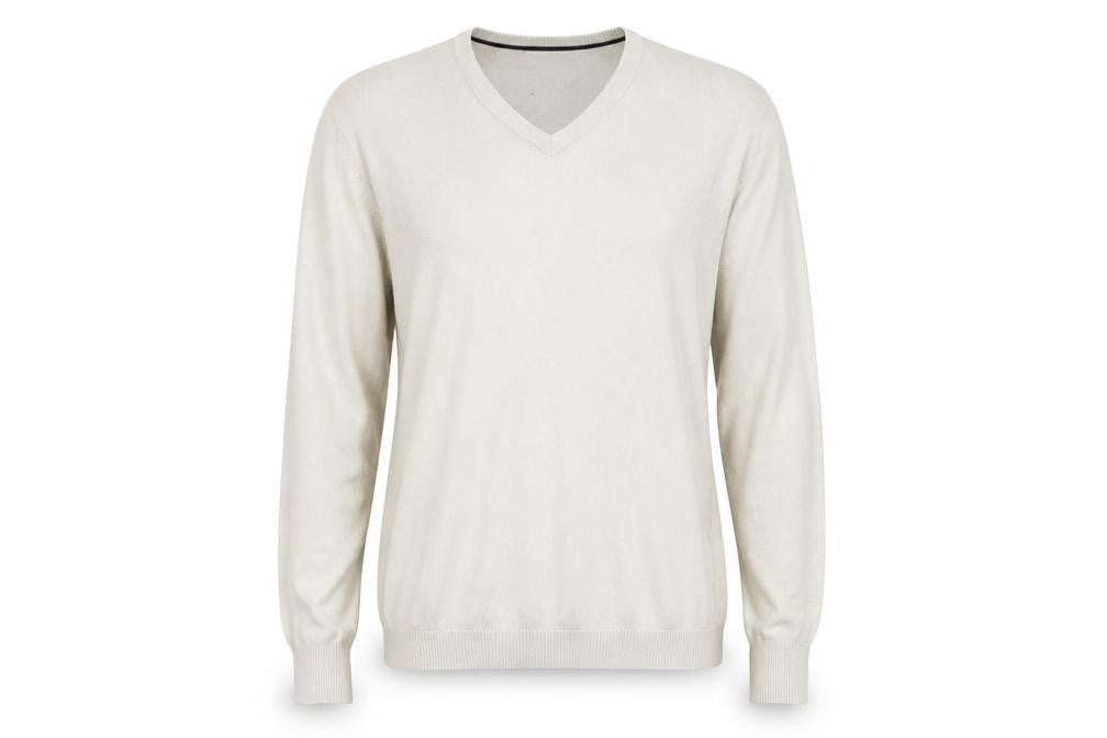 Banana Republic Beige Pullover V-Neck Jumper L