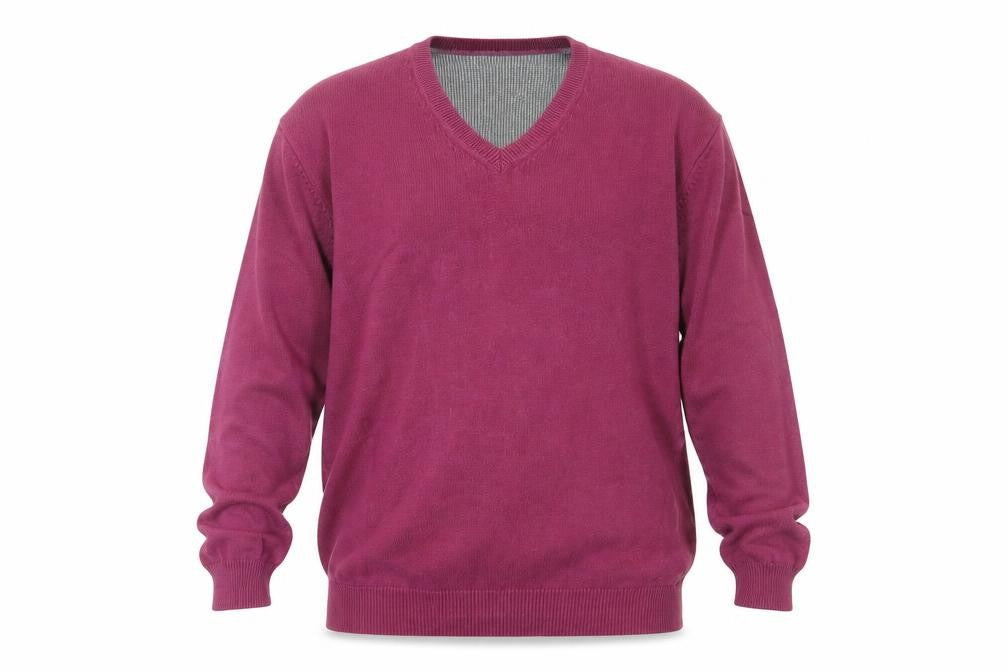 Marks & Spencer Men's Purple M Cotton Pullover Jumper