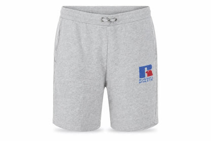 Front view of Russell Athletic Grey boys’ shorts 14-15 years athletic fit