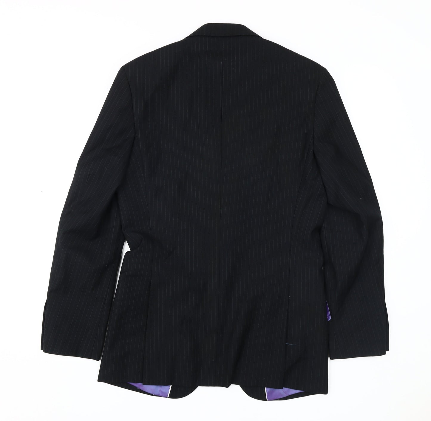 Sublissimo Men's Black Suit Jacket - Size 44, Classic Style