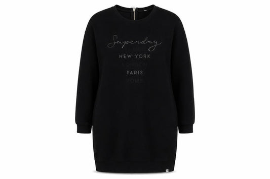 Superdry Women's Black T-Shirt Dress M
