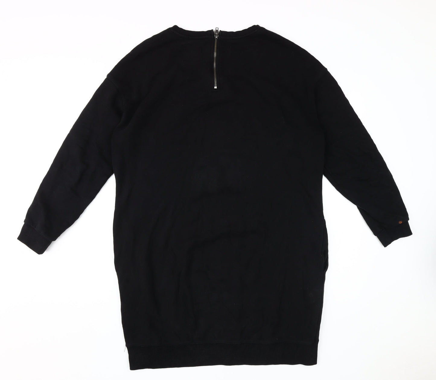 Superdry Women's Black T-Shirt Dress M