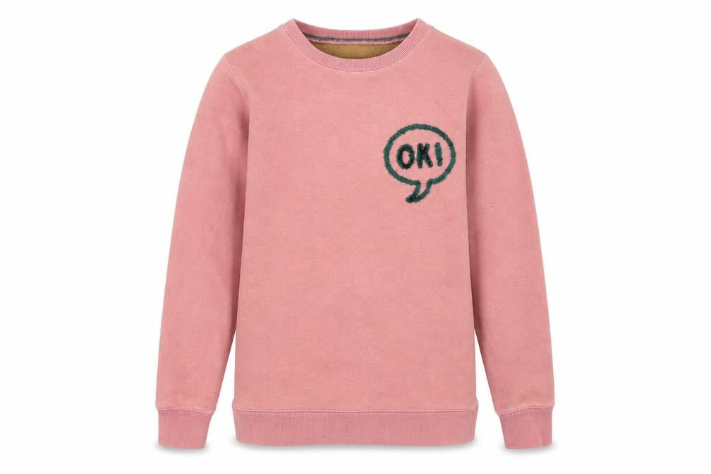 Mini Boden Pink Girls Sweatshirt 11-12 Years