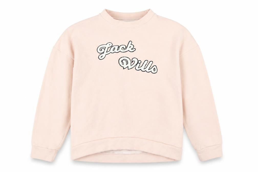 Jack Wills Women's Pink Pullover Sweatshirt Size 8