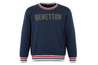 Front view of United Colors of Benetton Blue boys’ 2xl pullover sweatshirt