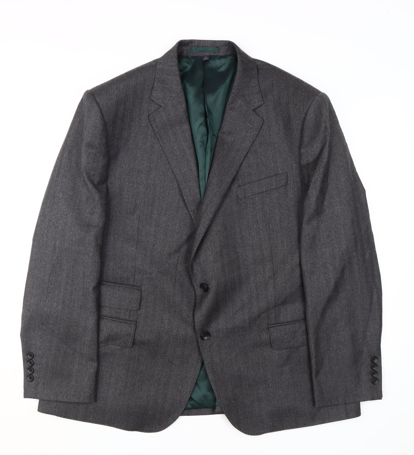 Marks and Spencer Men's Grey Wool Jacket 46S