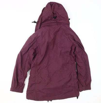 Craghoppers Women's Purple Rain Coat, Size 8, Hooded