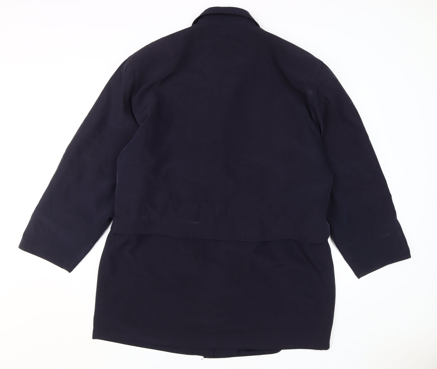 Cloud Nine Men's Blue Mid-Length Jacket Large