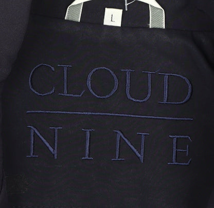 Cloud Nine Men's Blue Mid-Length Jacket Large