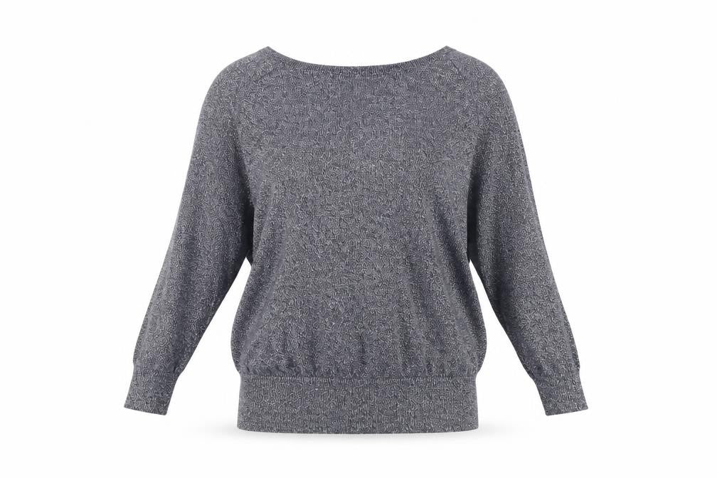 Gap Women's Grey Pullover Jumper, Size M, Boat Neck