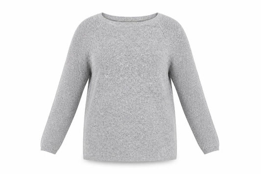 Monsoon Women's Grey Sequin Pullover Jumper S