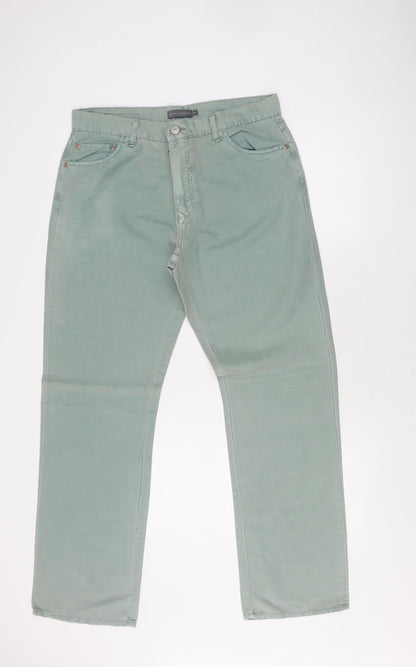 RJR.John Rocha Women's Green Chino Trousers, Size 34