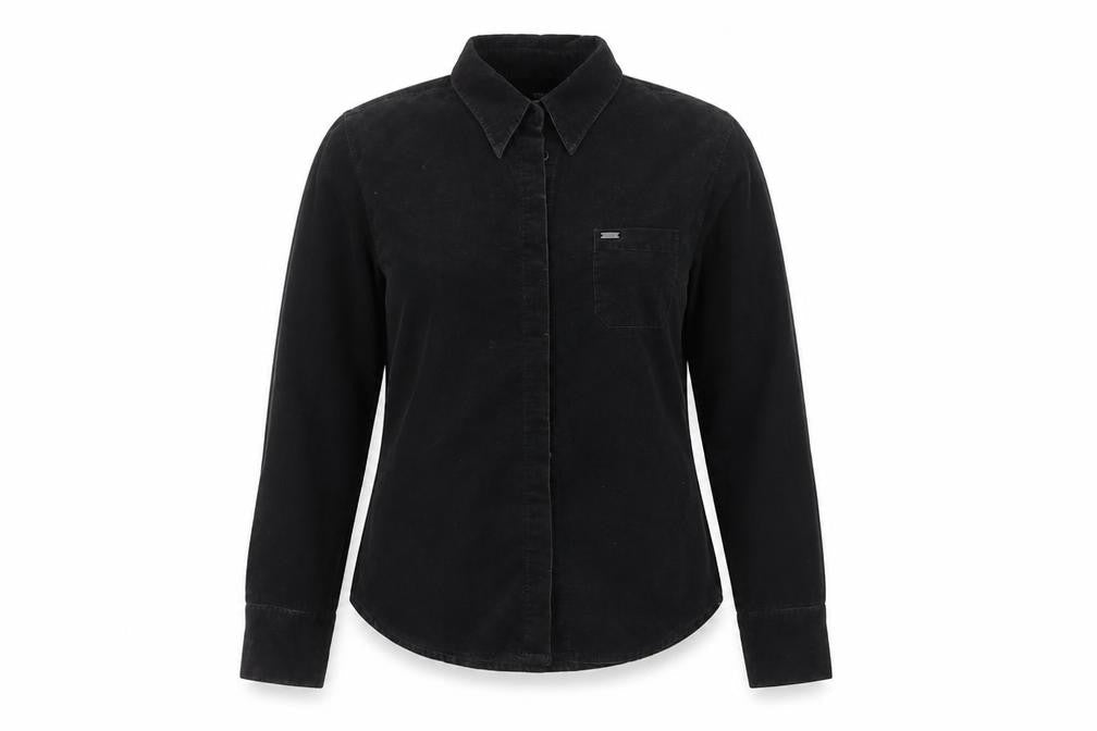TOG24 Women's Black Button-Up Shirt, Size S, Casual Wear