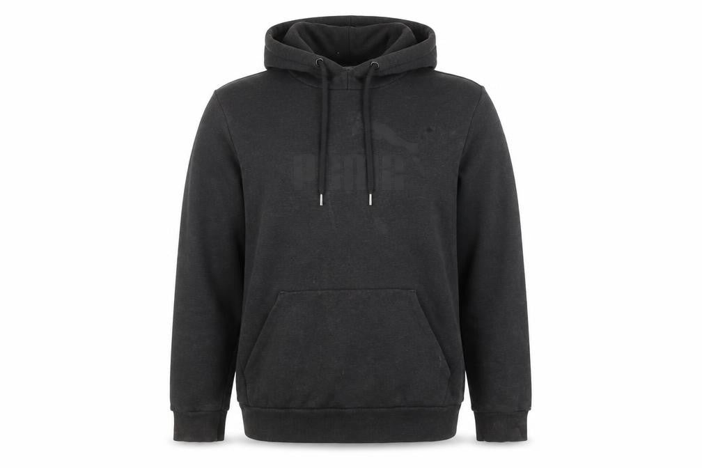 Puma Men's Black Pullover Hoodie - L - Logo Design
