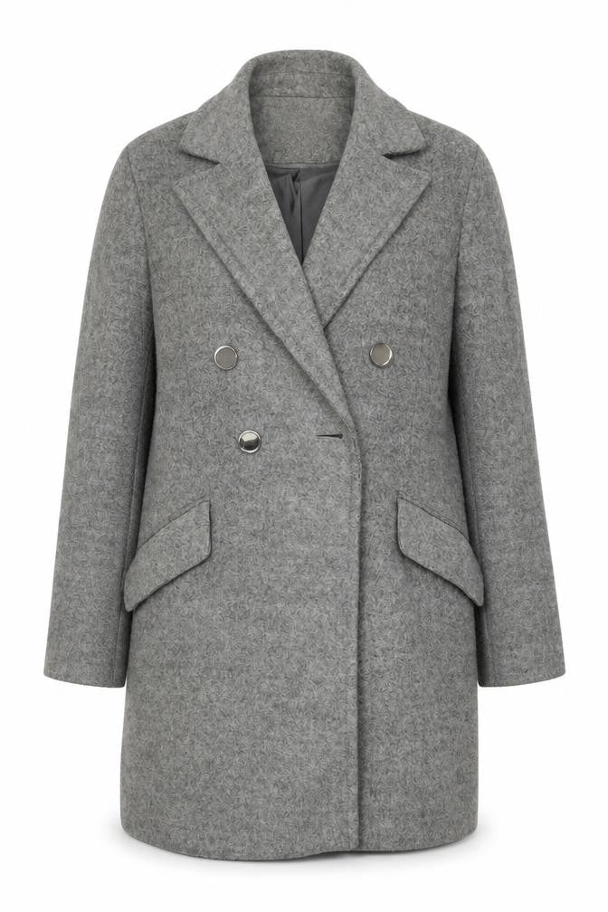 Dorothy Perkins Grey Women's Pea Coat Size 8