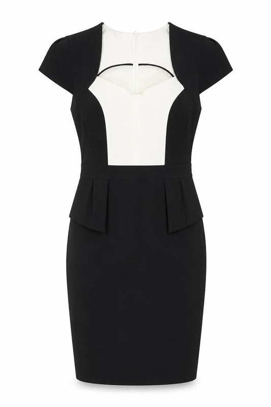 Dorothy Perkins Women's Two-Tone Sheath Dress Size 10