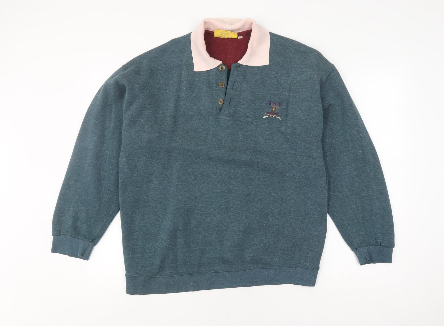 Timberjack Men's Green Pullover Sweatshirt L