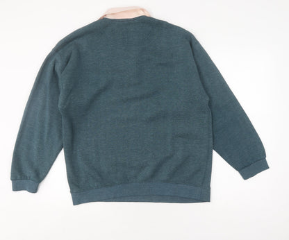 Timberjack Men's Green Pullover Sweatshirt L