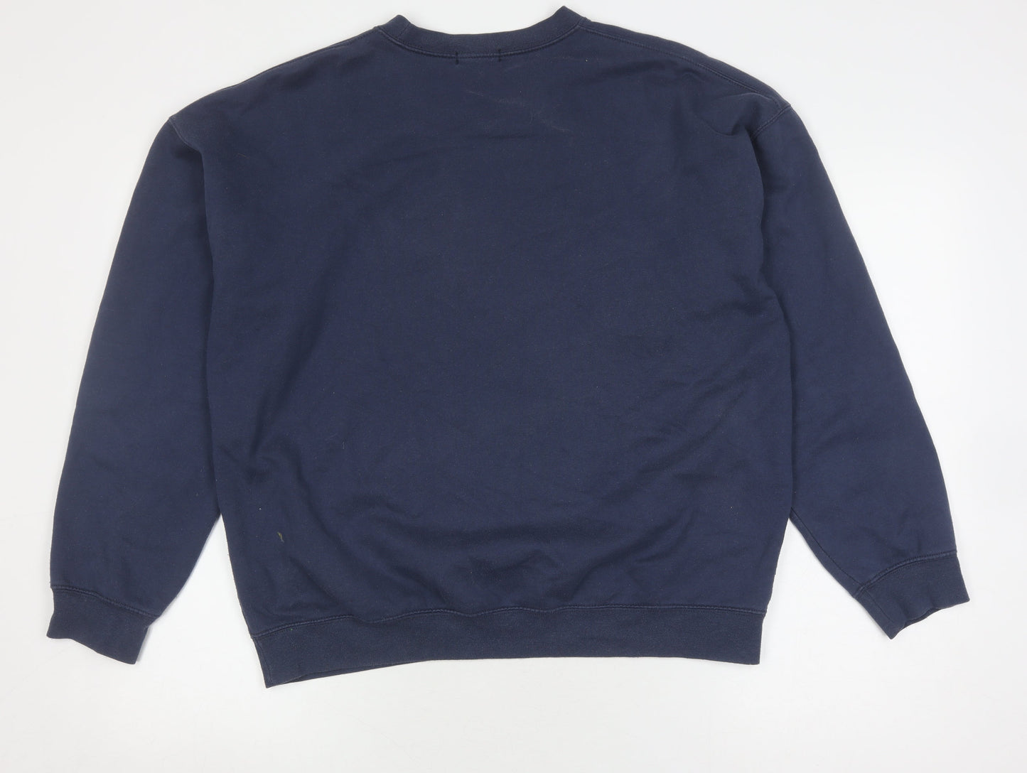 Nasty Gal Women's Blue Pullover Sweatshirt, Size S