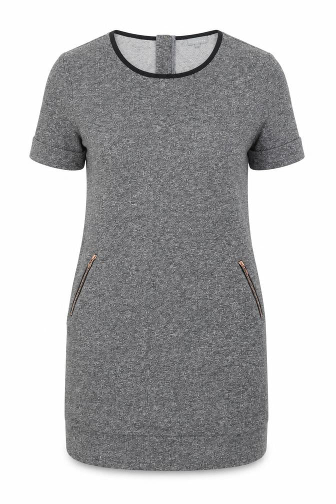 Oliver Bonas Women's Grey Sheath Dress Size 12
